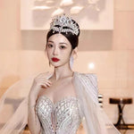 Load image into Gallery viewer, Baroque Tiaras and Crowns Women Accessories Wedding Headdress Engagement Hair Ornaments Bridal Hairbands Crystal Crown AN452