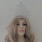 Load image into Gallery viewer, Imperial Majesty Crown β Gold or Silver Tiara with Clear Crystals