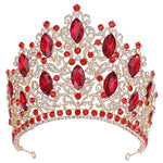 Load image into Gallery viewer, Luxury High Quality Royal Queen Wedding Crown for Women Large Crystal Banquet Tiara Party Costume Hair Jewelry Accessories EX