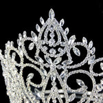 Load image into Gallery viewer, Imperial Majesty Crown β Gold or Silver Tiara with Clear Crystals