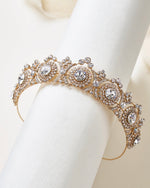 Load image into Gallery viewer, Queen Vintage Inspired Antique Princess, Crystal Crown - Rhinestone Exclusive Crowns