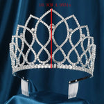 Load image into Gallery viewer, The Glimmering Grace Crown – Rhinestone Tiara for Queens and Princesses
