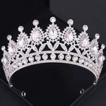 Load image into Gallery viewer, Sparkling Rhinestone Crown – Elegant Princess Tiara for Weddings, Pageants, Birthdays &amp; Bridal Glamour
