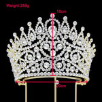 Load image into Gallery viewer, Levery Crystal Rhinestone Crown Wedding Tiara Bridal Hair Accessories Crown EX
