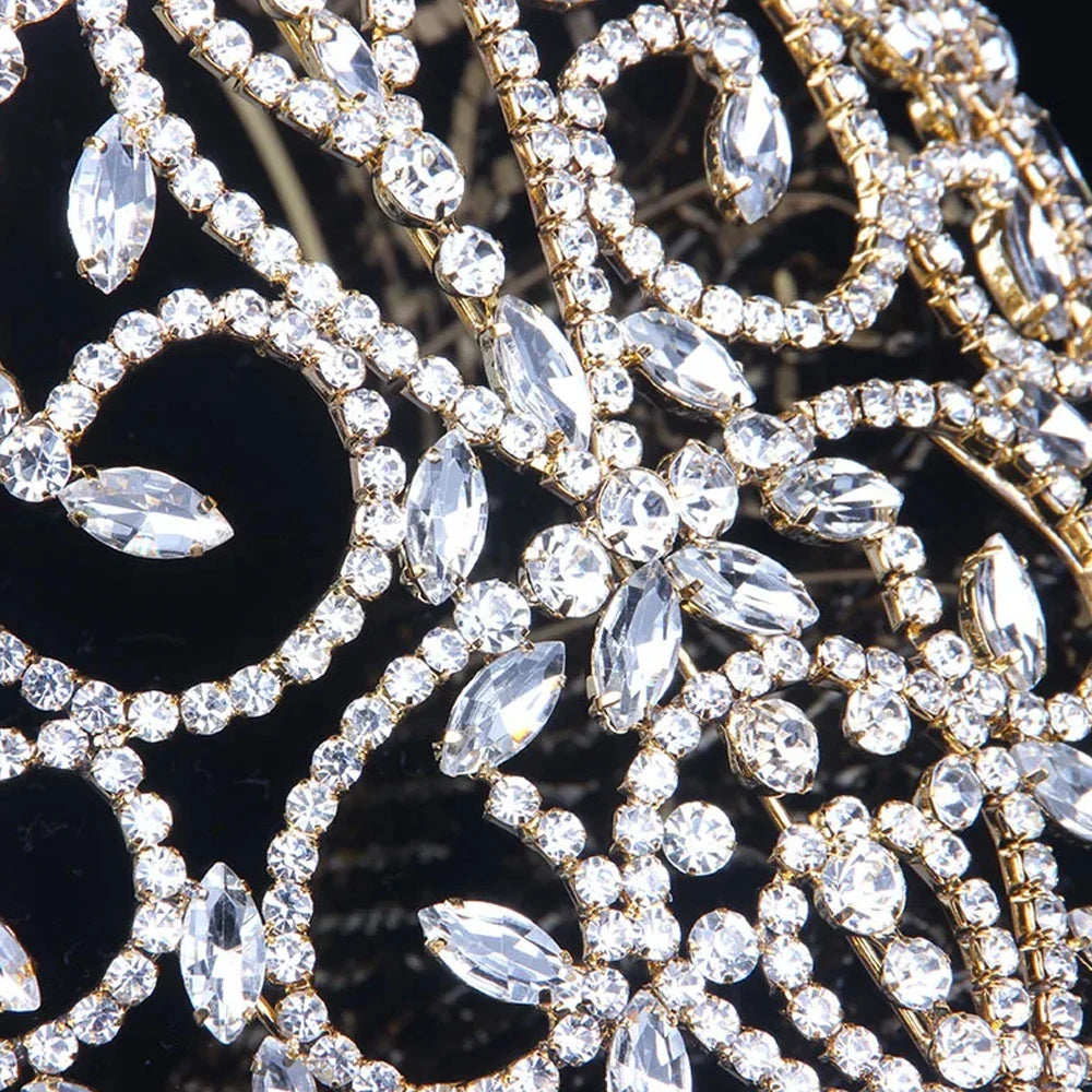 Vintage Rhinestone Bridal Crown Tiara
