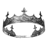 Load image into Gallery viewer, KMVEXO King Crown for Men - Royal Men&#39;s Crown Prince Tiara for Wedding Birthday Prom Party Halloween Decorations Jewelry EX
