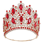 Load image into Gallery viewer, Luxury High Quality Royal Queen Wedding Crown for Women Large Crystal Banquet Tiara Party Costume Hair Jewelry Accessories EX
