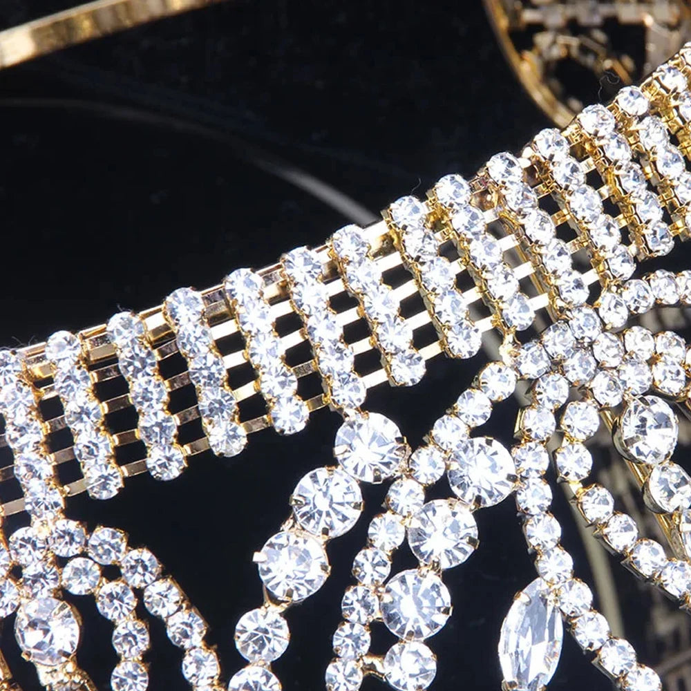 Vintage Rhinestone Bridal Crown Tiara