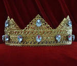 Load image into Gallery viewer, King Crown, Male Crown, Medieval Crown, Custom Crown, Party Crown, Mens Crown, CosPlay, Kings Costume, Rapper Crown, King Crown, Queen Crown
