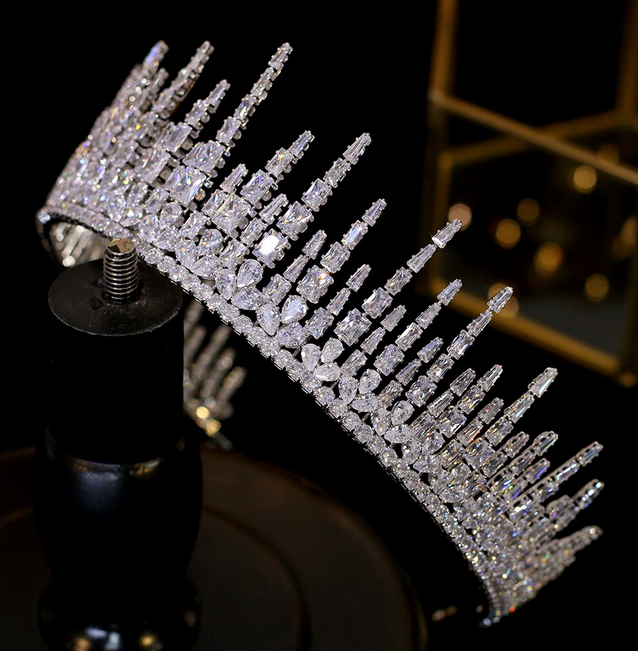 The Queenly CZ Tiara