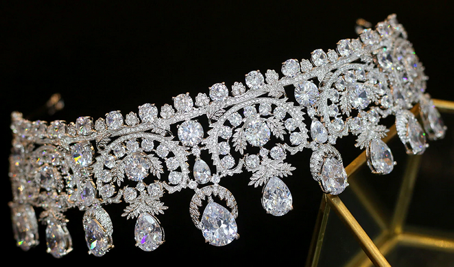 The Superb CZ Tiara