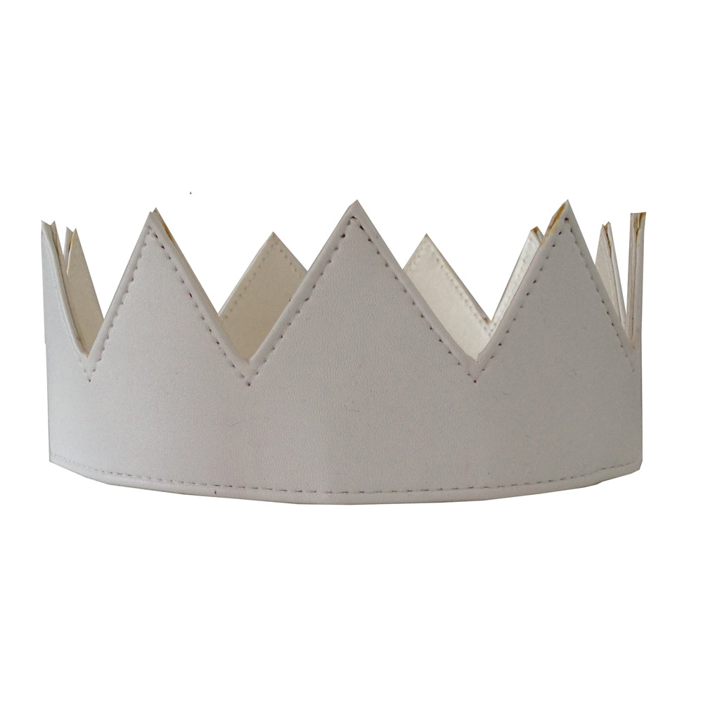 White Leather Crown