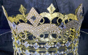 Alex Series-4″x7.5″- Fully Round Crown - Rhinestone Exclusive Crowns