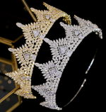 Load image into Gallery viewer, The Memorable CZ Tiara
