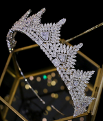 Load image into Gallery viewer, The Memorable CZ Tiara
