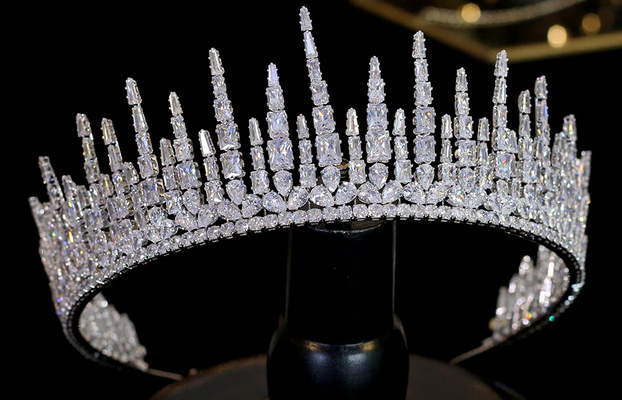 The Queenly CZ Tiara