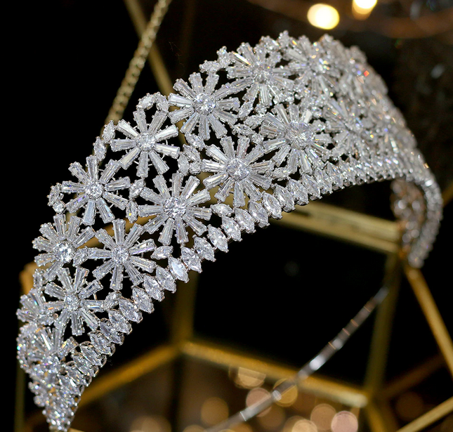 The Esteemed CZ Tiara