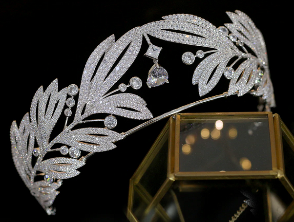 The Queenly CZ Tiara