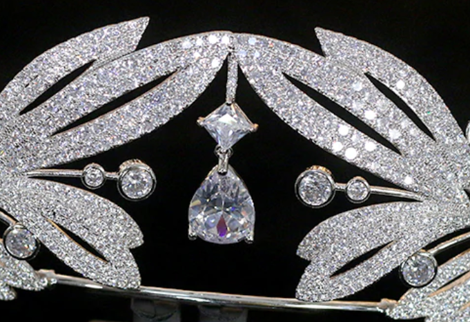 The Queenly CZ Tiara