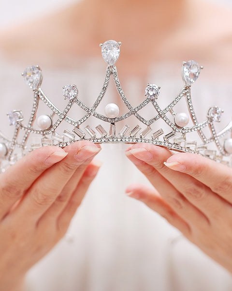 Elizabeth Crystal Tiara - Rhinestone Exclusive Crowns