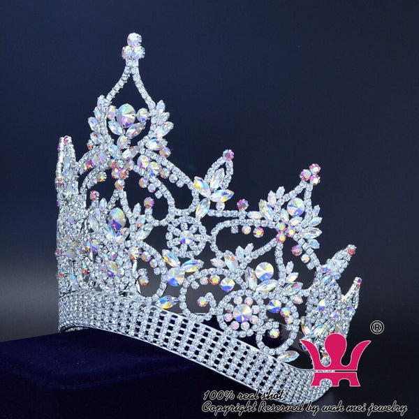 Miss Canada Queen Princess Hairwear Australian Crystal Gorgeous Large Crown (FACTORY)