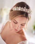 Load image into Gallery viewer, Queen Vintage Inspired Antique Princess, Crystal Crown - Rhinestone Exclusive Crowns
