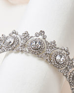 Load image into Gallery viewer, Queen Vintage Inspired Antique Princess, Crystal Crown - Rhinestone Exclusive Crowns
