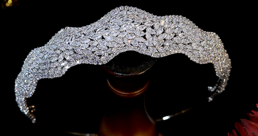 The Famed CZ Tiara Silver