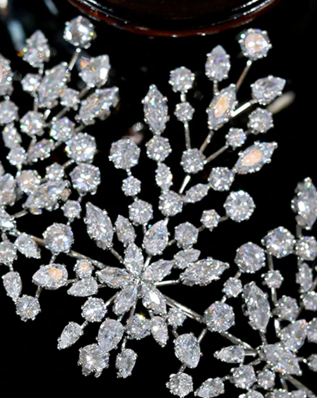 The Carnation CZ Tiara