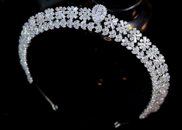 The Love CZ Tiara