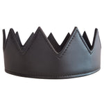 Load image into Gallery viewer, Black Leather Crown
