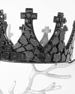 Load image into Gallery viewer, Black Glass Crown - Exclusive Crowns
