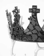 Load image into Gallery viewer, Black Glass Crown - Exclusive Crowns
