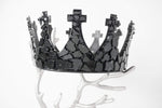 Load image into Gallery viewer, Black Glass Crown - Exclusive Crowns
