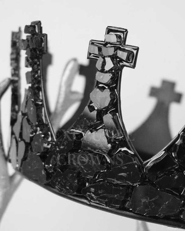 Black Glass Crown - Exclusive Crowns