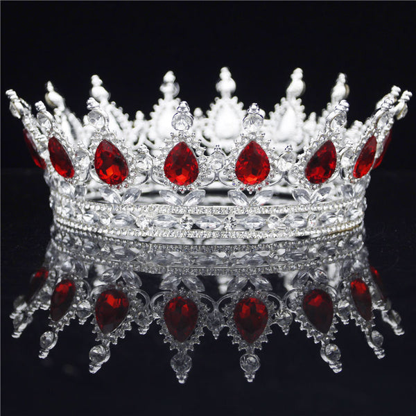 Crystal Vintage Royal Men/Women Pageant Crown 5.5"X2" (FACTORY)