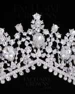 Load image into Gallery viewer, Noella Crystal Bridal Tiara - Rhinestone Exclusive Crowns
