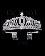 Load image into Gallery viewer, Beautiful Rhinestone Crown Tiara - Rhinestone Exclusive Crowns
