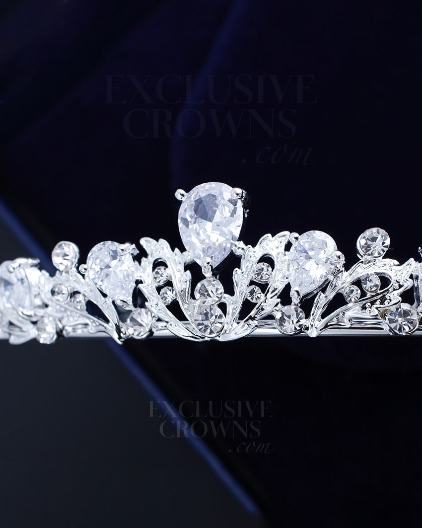 Spectacular Crystal Tiara Headband - Rhinestone Exclusive Crowns