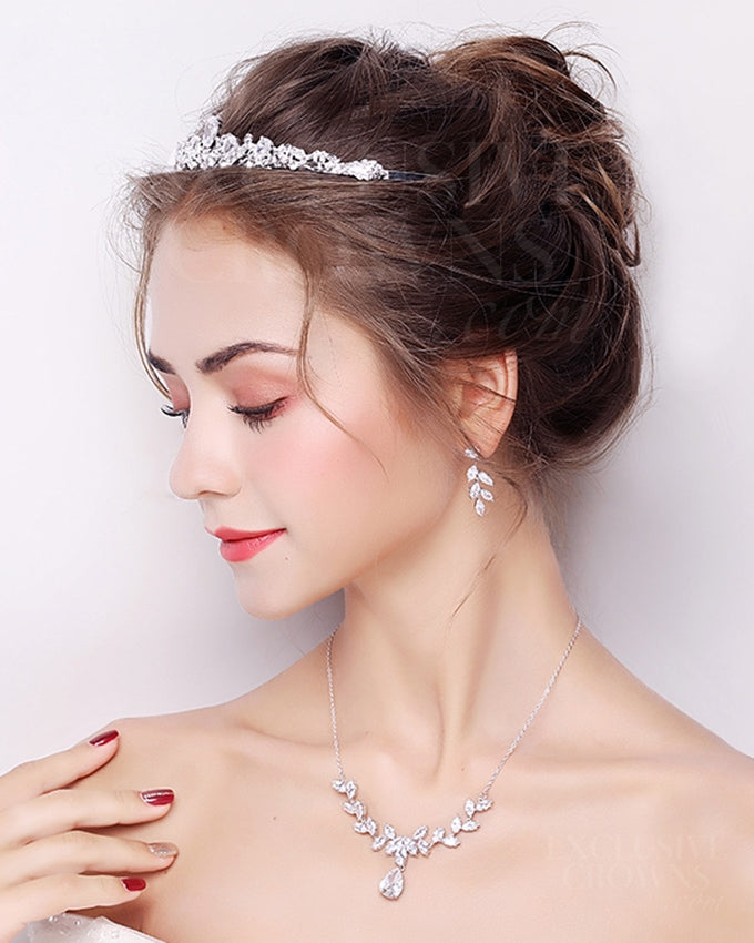 Spectacular Crystal Tiara Headband - Rhinestone Exclusive Crowns