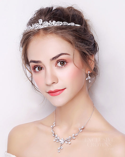 Spectacular Crystal Tiara Headband - Rhinestone Exclusive Crowns