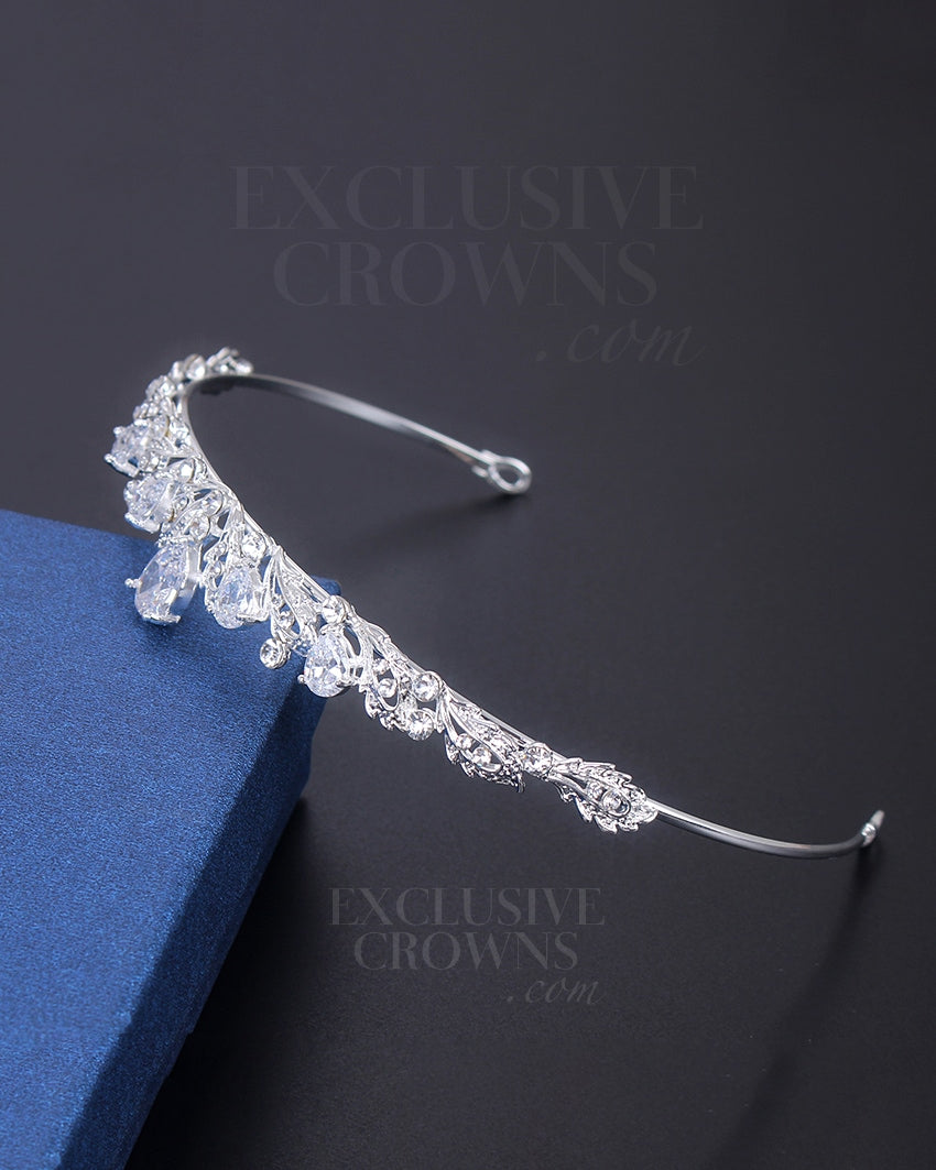 Spectacular Crystal Tiara Headband - Rhinestone Exclusive Crowns