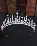 Load image into Gallery viewer, Clear Crystals Rhinestone Crown - Rhinestone Exclusive Crowns
