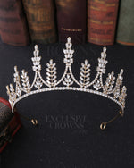 Load image into Gallery viewer, Trending Rhinestone Crown Gold - Rhinestone Exclusive Crowns
