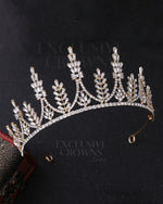 Load image into Gallery viewer, Trending Rhinestone Crown Gold - Rhinestone Exclusive Crowns
