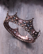 Load image into Gallery viewer, Rhinestone Vintage King Crown - Rhinestone Exclusive Crowns
