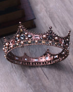 Load image into Gallery viewer, Rhinestone Vintage King Crown - Rhinestone Exclusive Crowns
