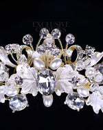 Load image into Gallery viewer, Exclusive Flower Crystal Tiara - Rhinestone Exclusive Crowns
