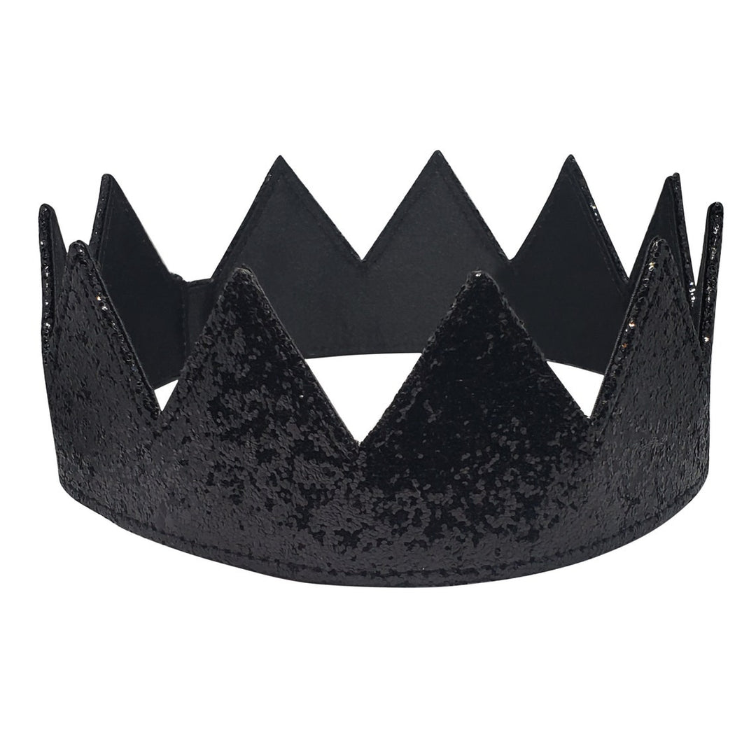 Black Glitter Crown