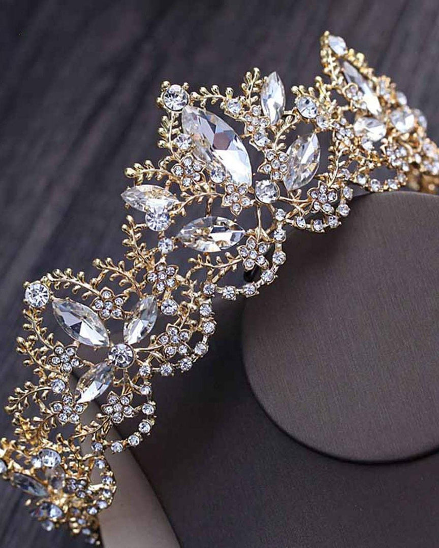 Marilyn Crystal Silver Tiara - Exclusive Crowns